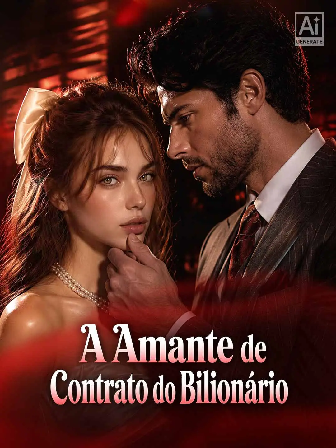 Capa da minissérie A Amante de Contrato do Bilionário