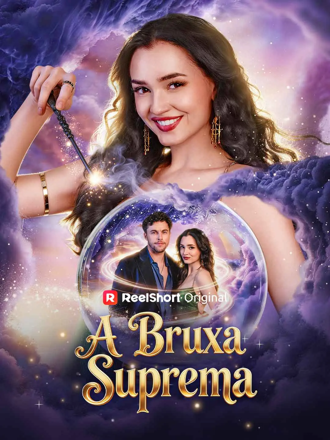 Capa da minissérie A Bruxa Suprema