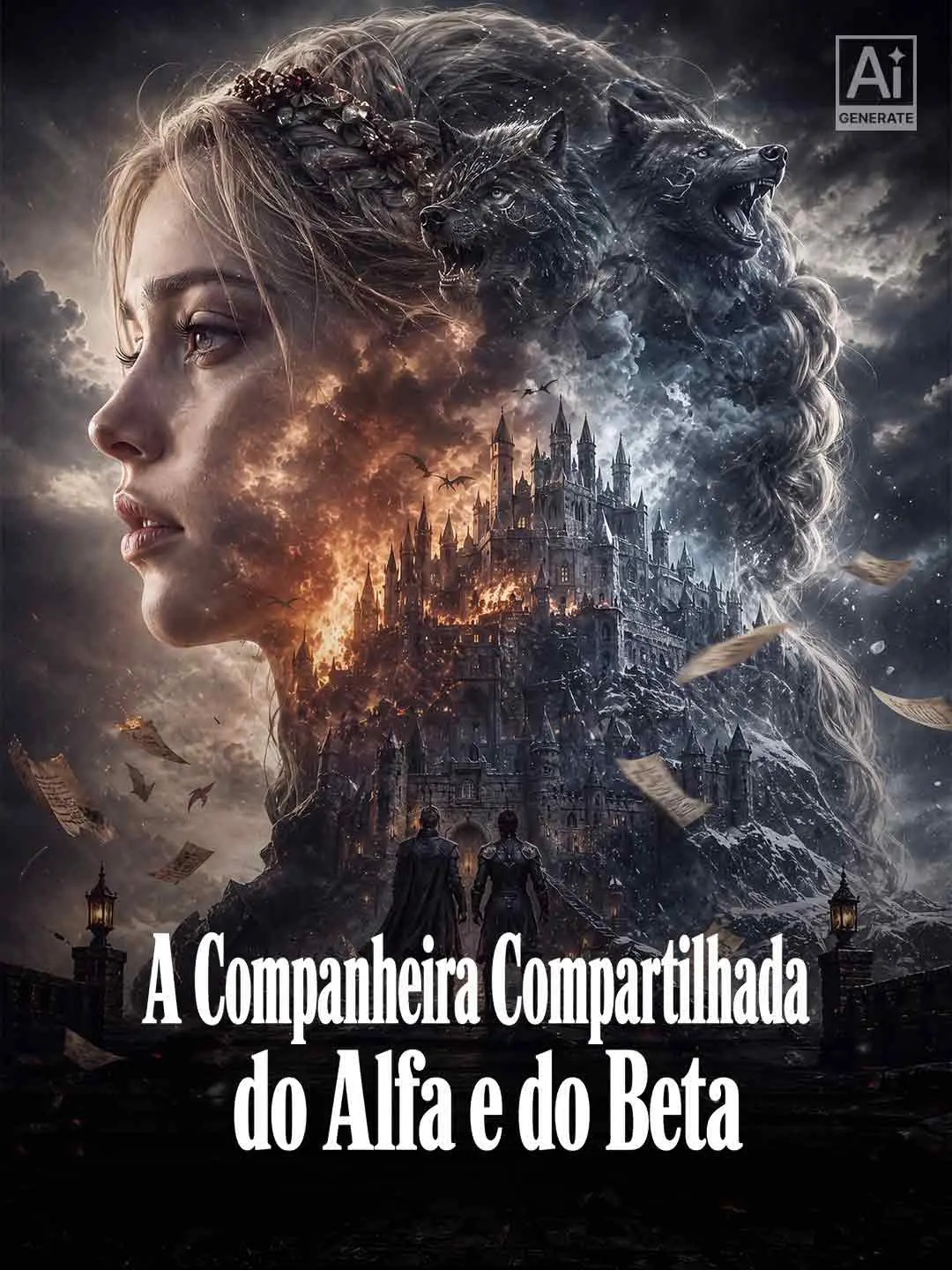 Capa da minissérie A Companheira Compartilhada do Alfa e do Beta
