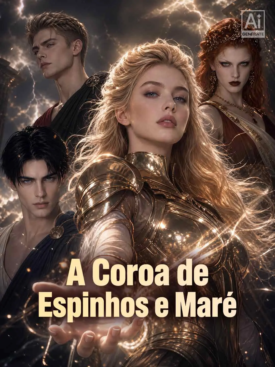 Capa da minissérie A Coroa de Espinhos e Maré