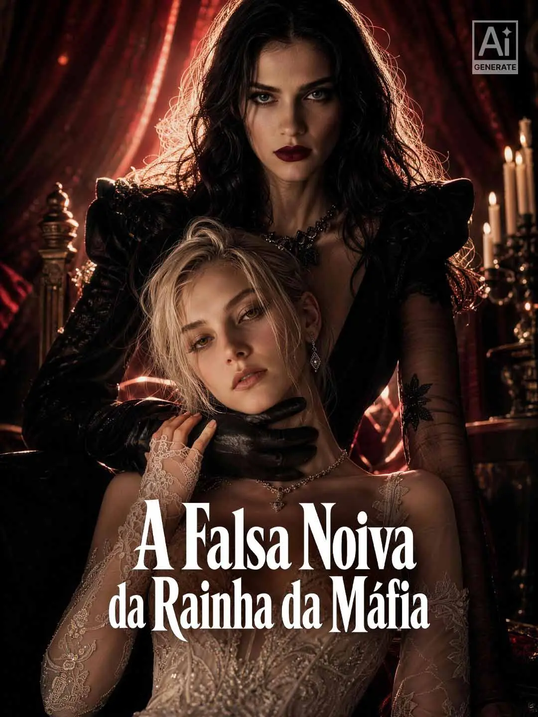 Capa da minissérie A Falsa Noiva da Rainha da Máfia