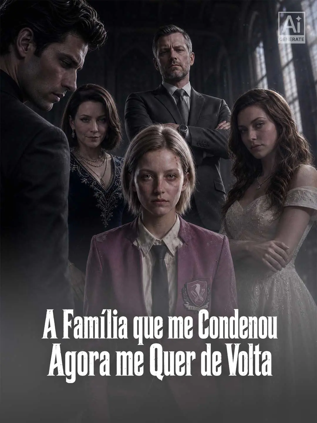 Capa da minissérie A Família que me Condenou Agora me Quer de Volta