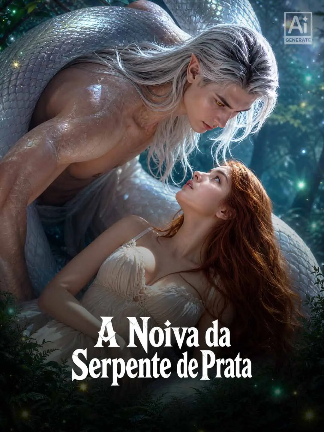 Capa da minissérie A Noiva da Serpente de Prata