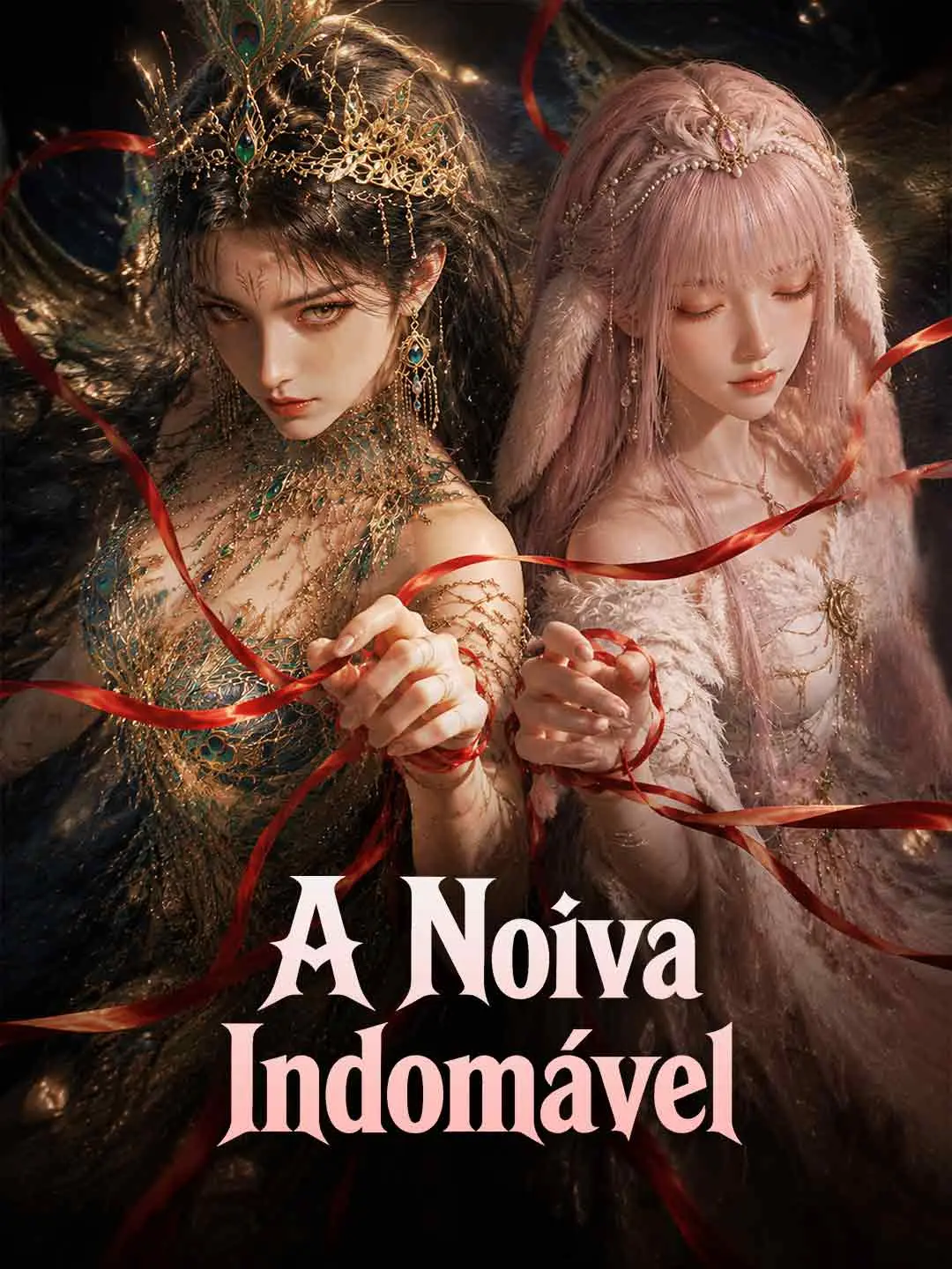 Capa da minissérie A Noiva Indomável