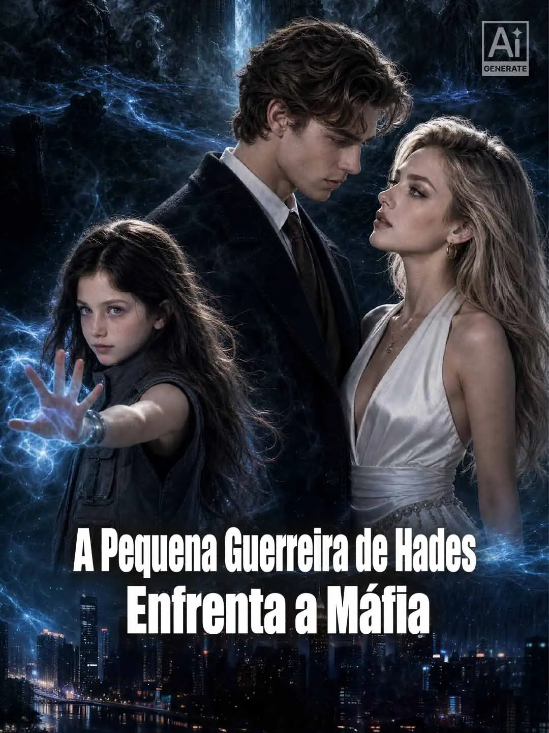 Capa da minissérie A Pequena Guerreira de Hades Enfrenta a Máfia