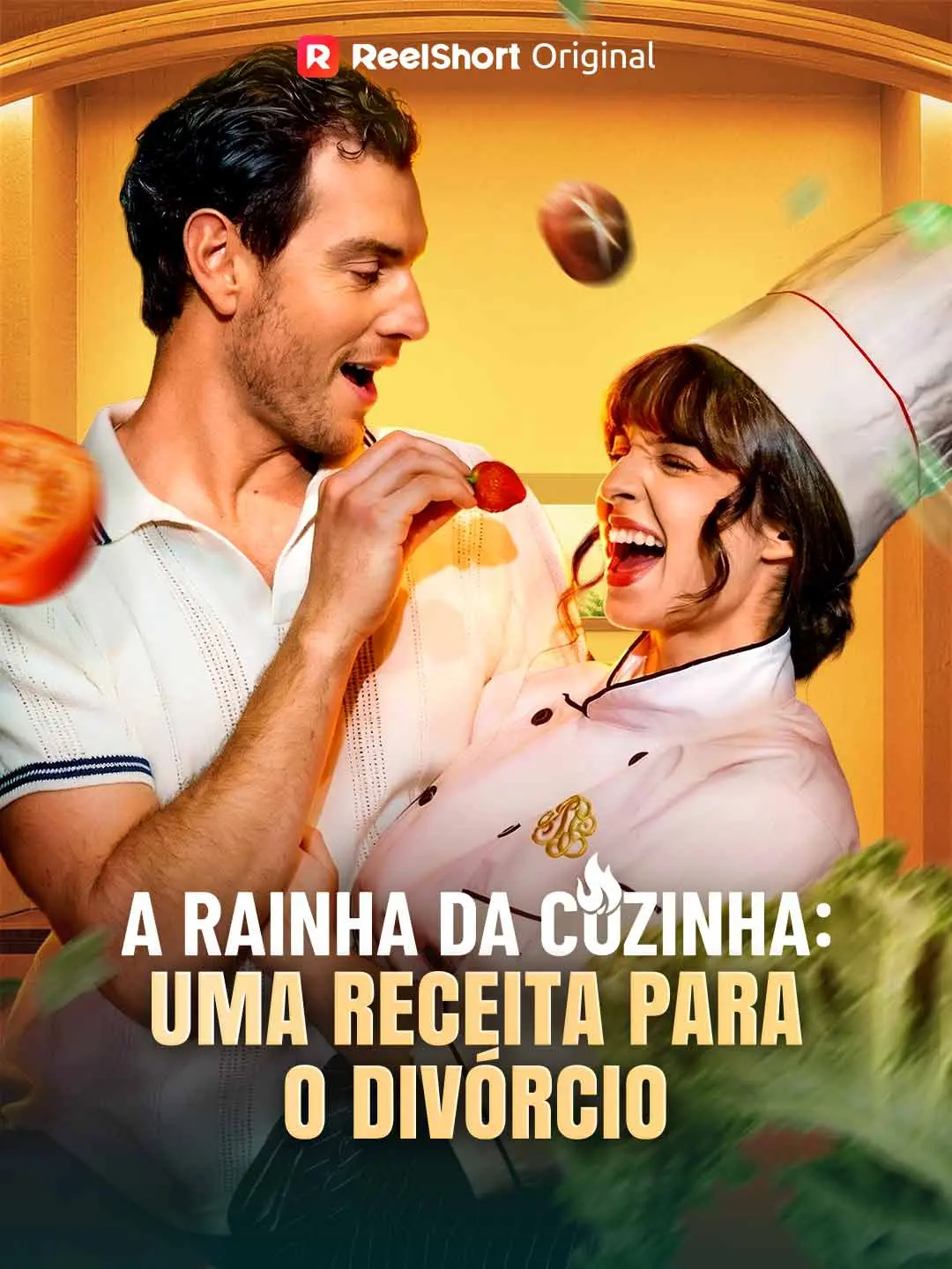 Capa da minissérie A rainha da cozinha: Uma receita para o divórcio