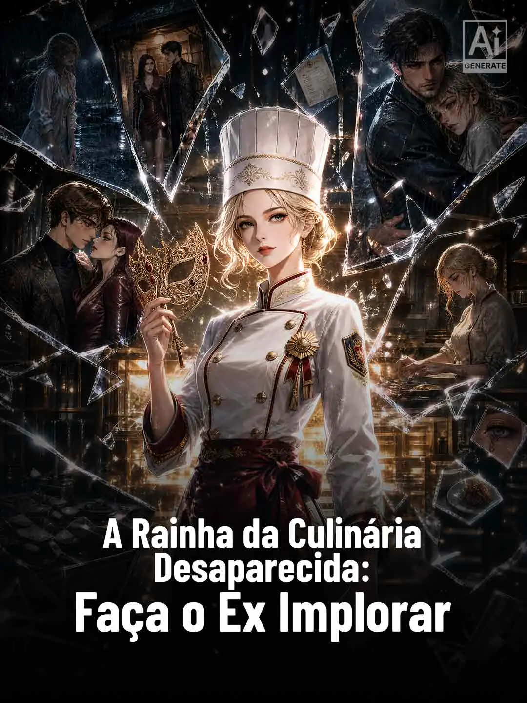 Capa da minissérie A Rainha da Culinária Desaparecida: Faça o Ex Implorar
