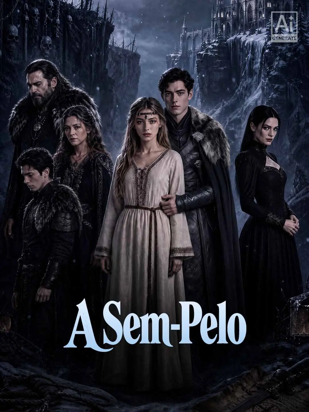 Capa da minissérie A Sem-Pelo