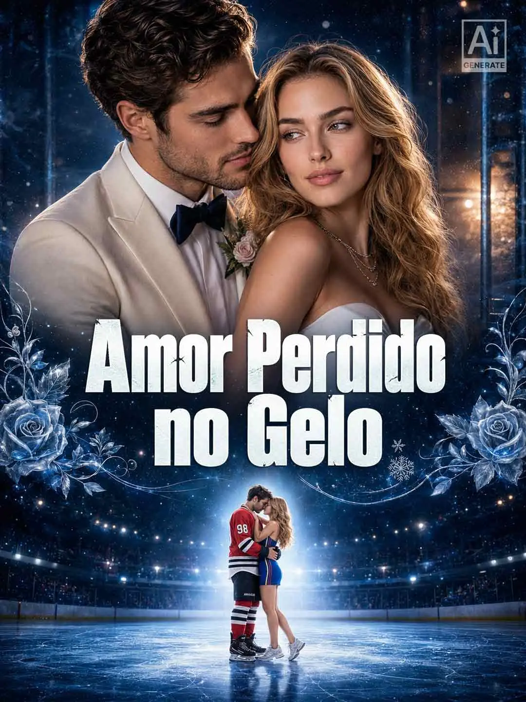 Capa da minissérie Amor Perdido no Gelo