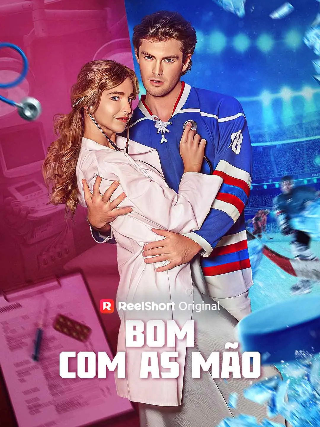 Capa da minissérie Bom com as mão
