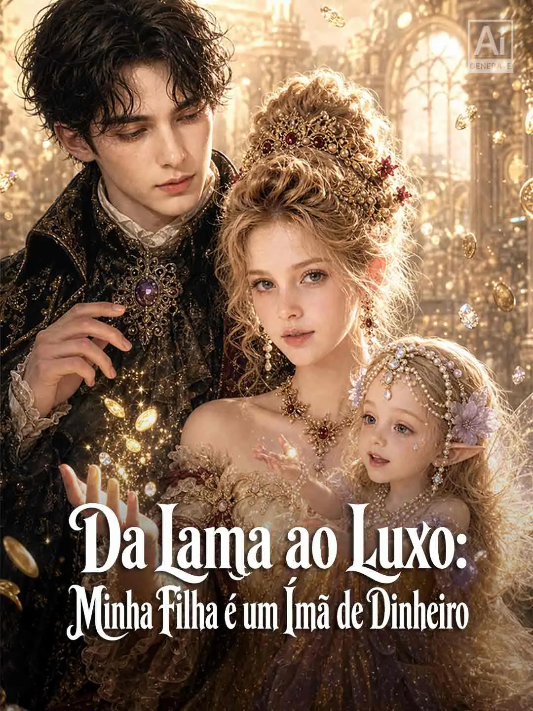 Capa da minissérie Da Lama ao Luxo: Minha Filha é um Ímã de Dinheiro