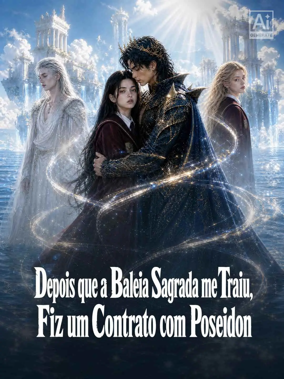 Capa da minissérie Depois que a Baleia Sagrada me Traiu, Fiz um Contrato com Poseidon