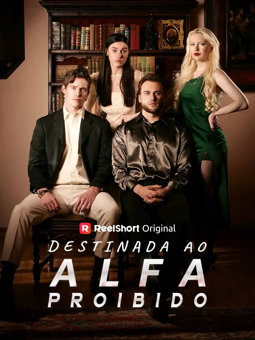 Capa da minissérie Destinada ao Alfa Proibido