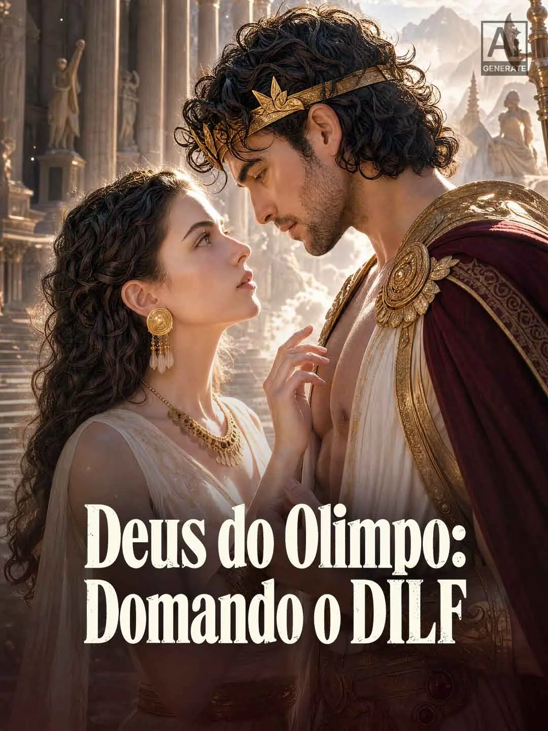 Capa da minissérie Deus do Olimpo: Domando o DILF
