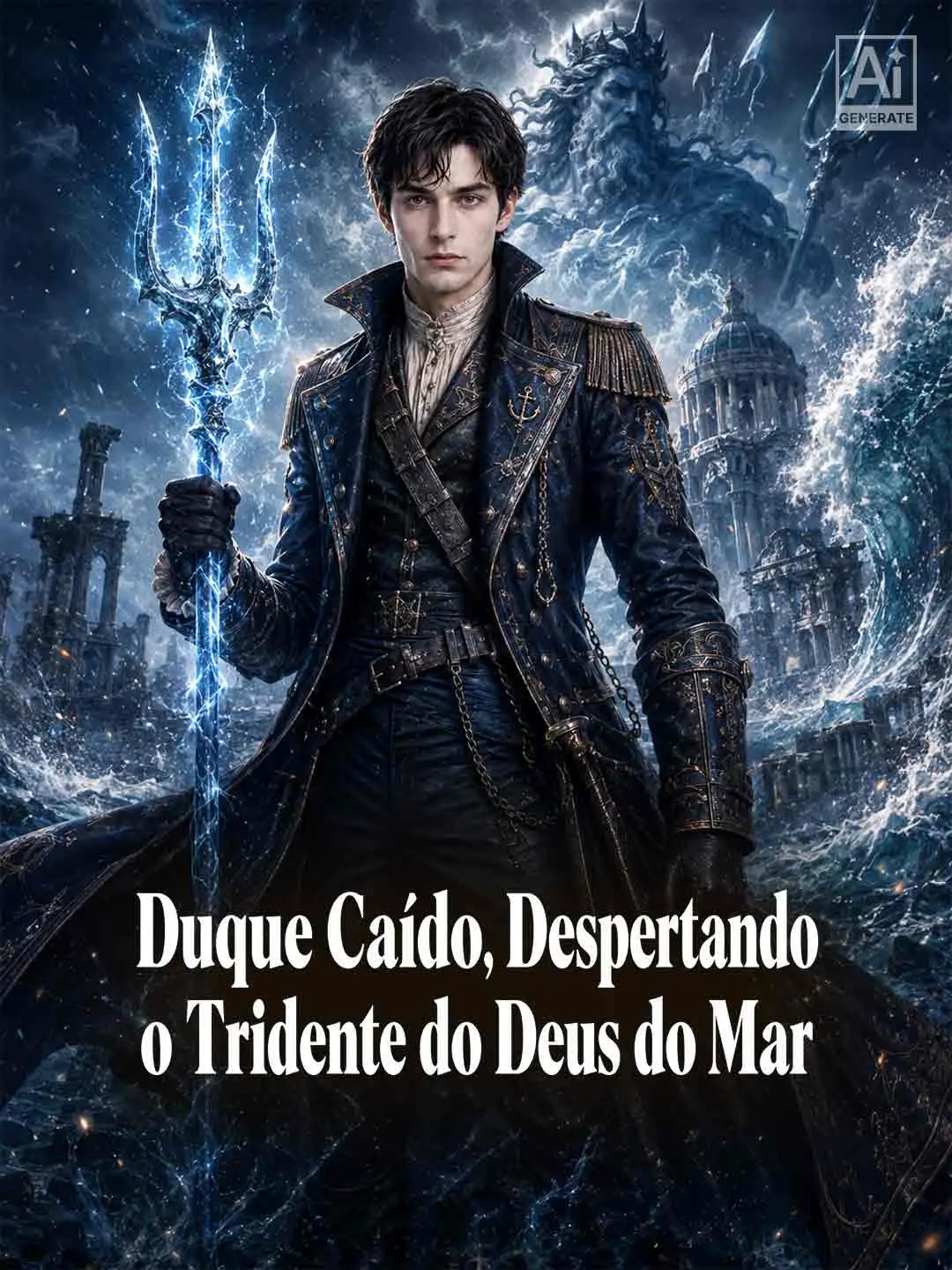 Capa da minissérie Duque Caído, Despertando o Tridente do Deus do Mar
