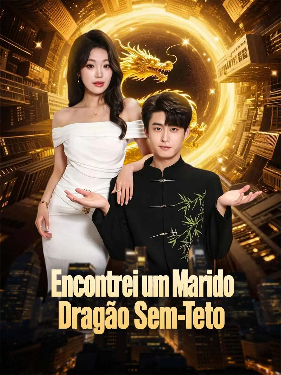Capa da minissérie Encontrei um Marido Dragão Sem-Teto