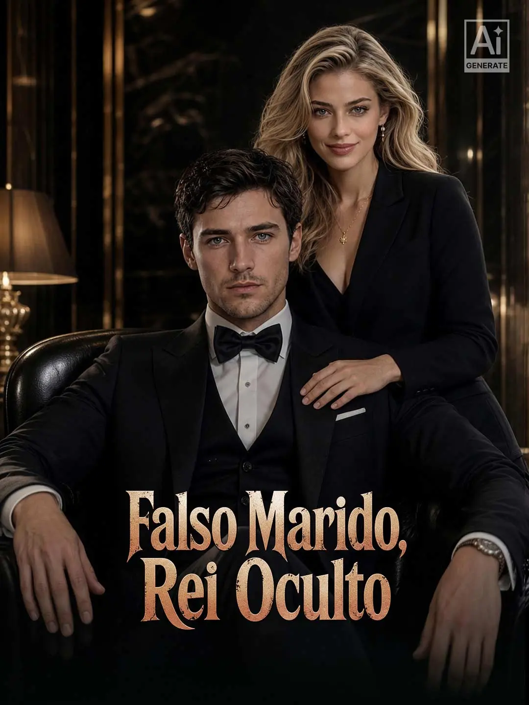 Capa da minissérie Falso Marido, Rei Oculto