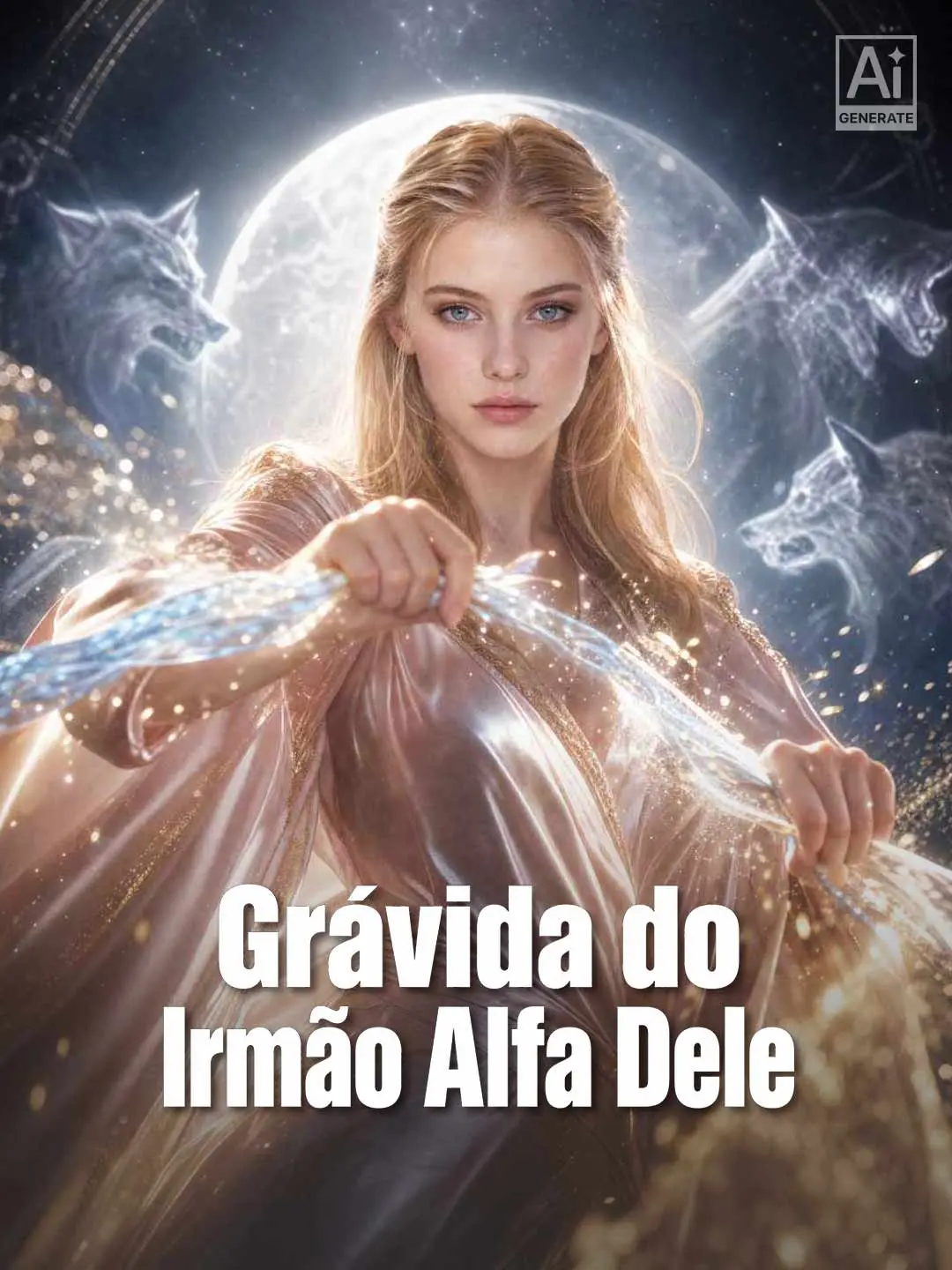 Capa da minissérie Grávida do Irmão Alfa Dele