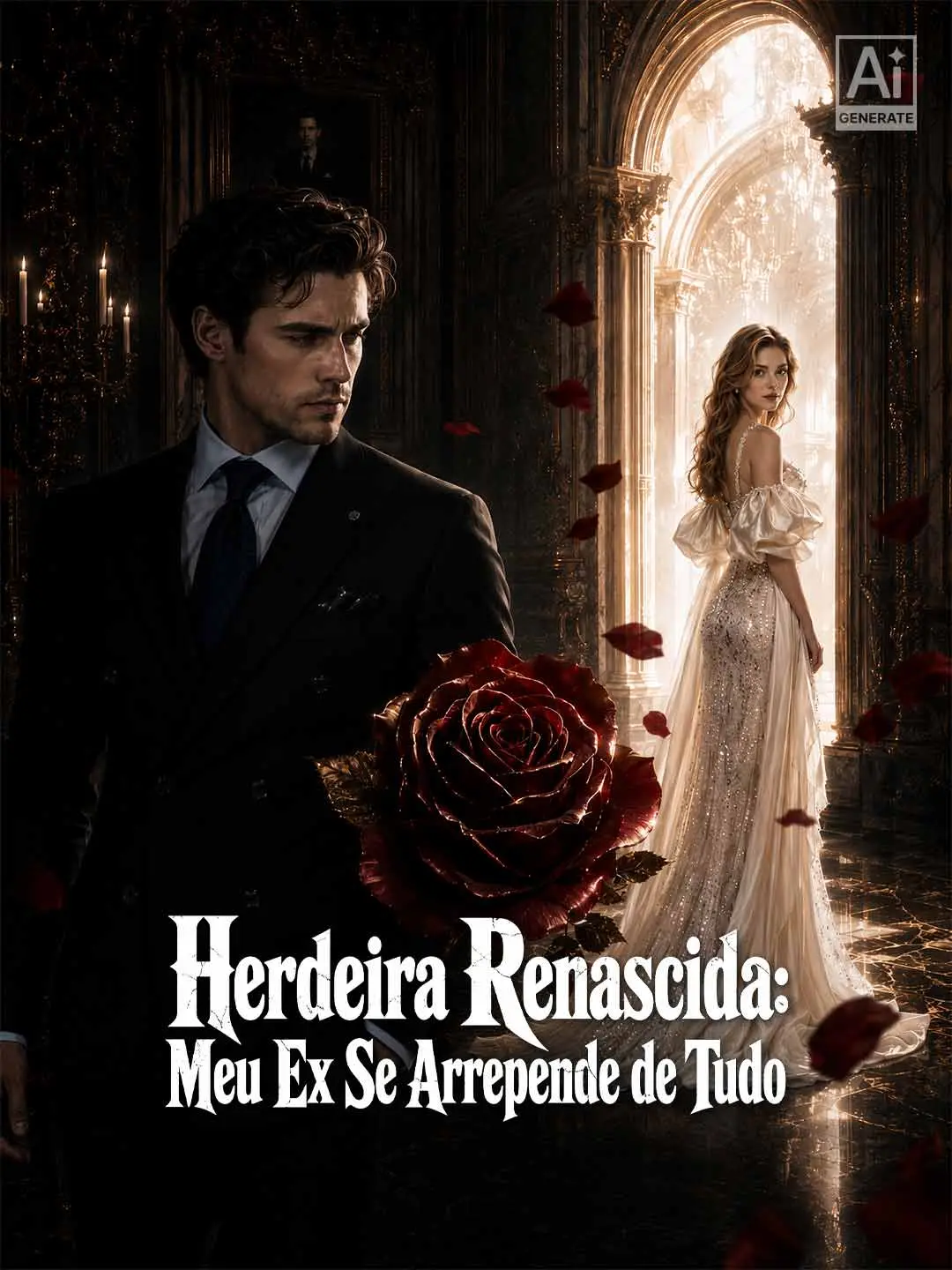Capa da minissérie Herdeira Renascida: Meu Ex Se Arrepende de Tudo