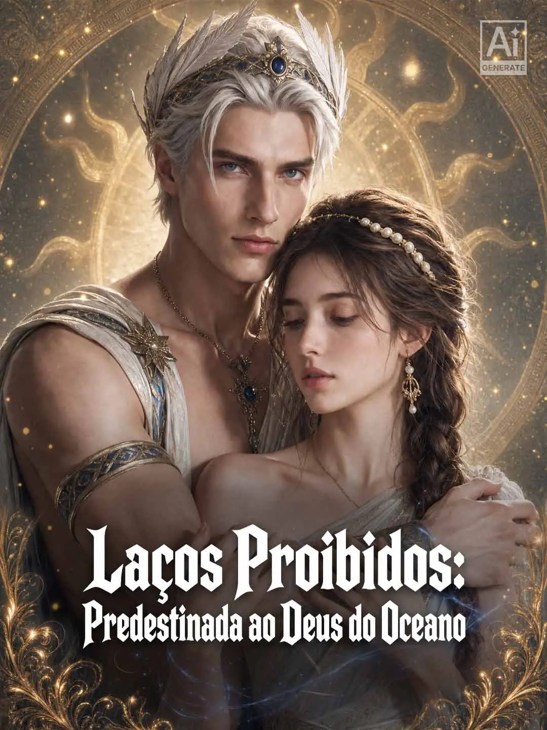 Capa da minissérie Laços Proibidos: Predestinada ao Deus do Oceano