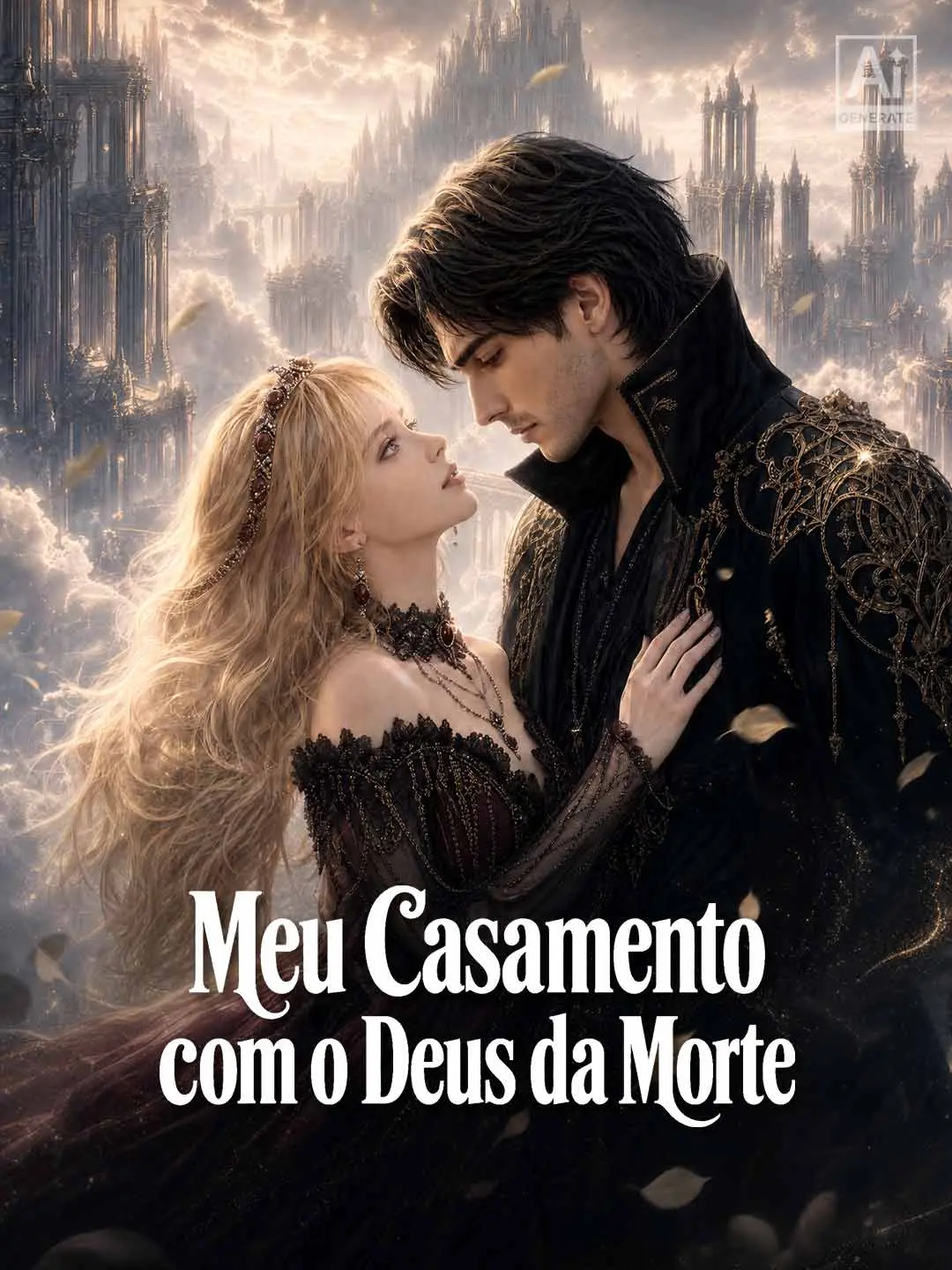 Capa da minissérie Meu Casamento com o Deus da Morte