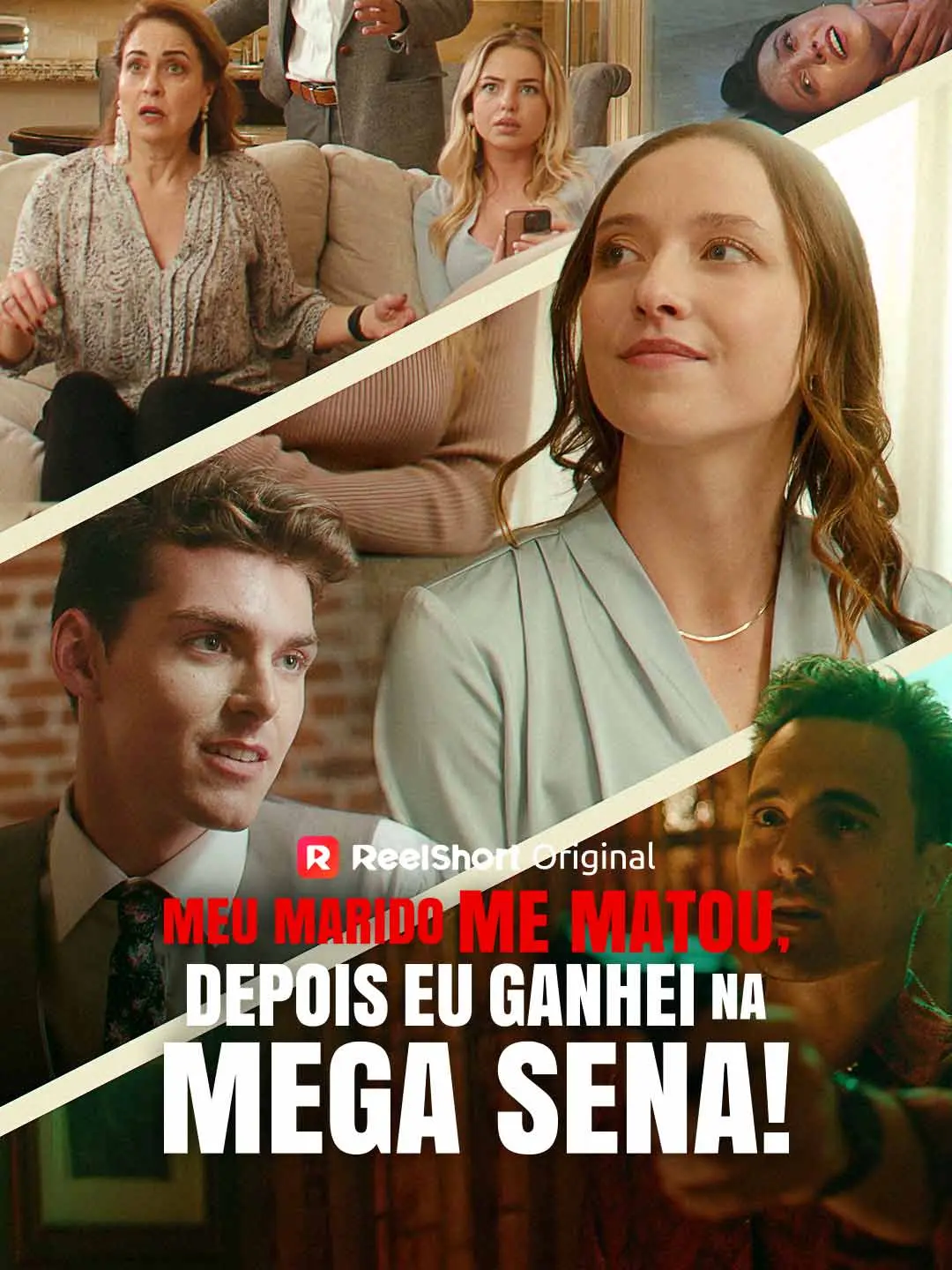 Capa da minissérie Meu Marido Me Matou, Depois Eu Ganhei na Mega Sena!
