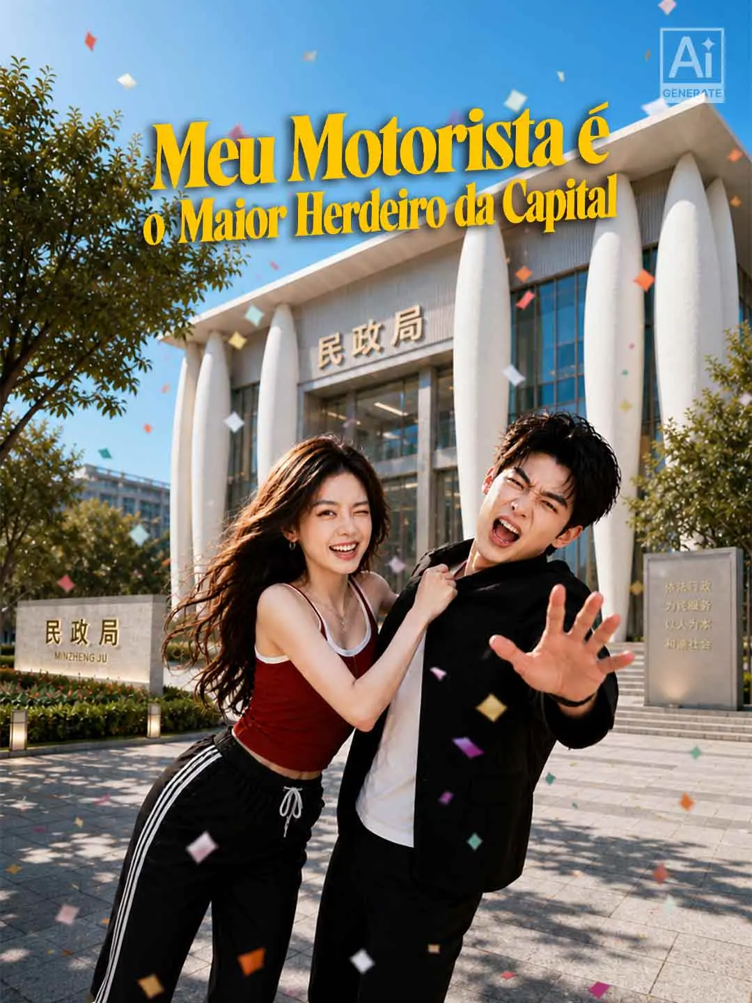 Capa da minissérie Meu Motorista é o Maior Herdeiro da Capital