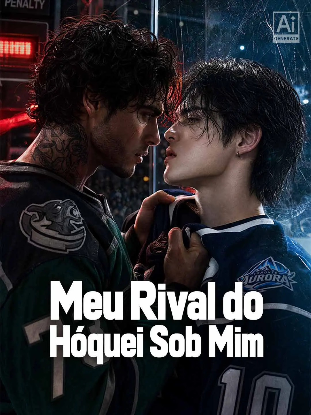 Capa da minissérie Meu Rival do Hóquei Sob Mim