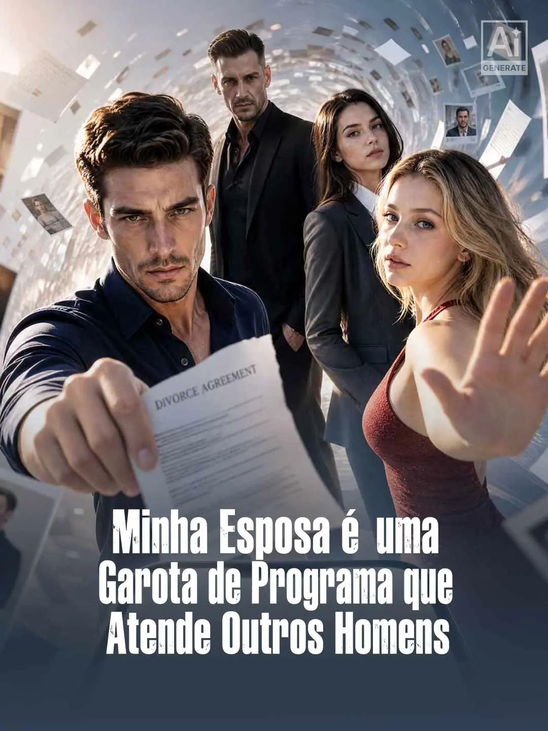 Capa da minissérie Minha Esposa é uma Garota de Programa que Atende Outros Homens