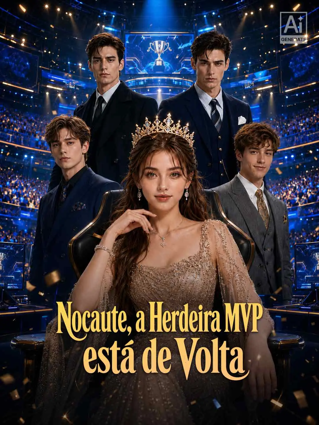 Capa da minissérie Nocaute, a Herdeira MVP Está de Volta