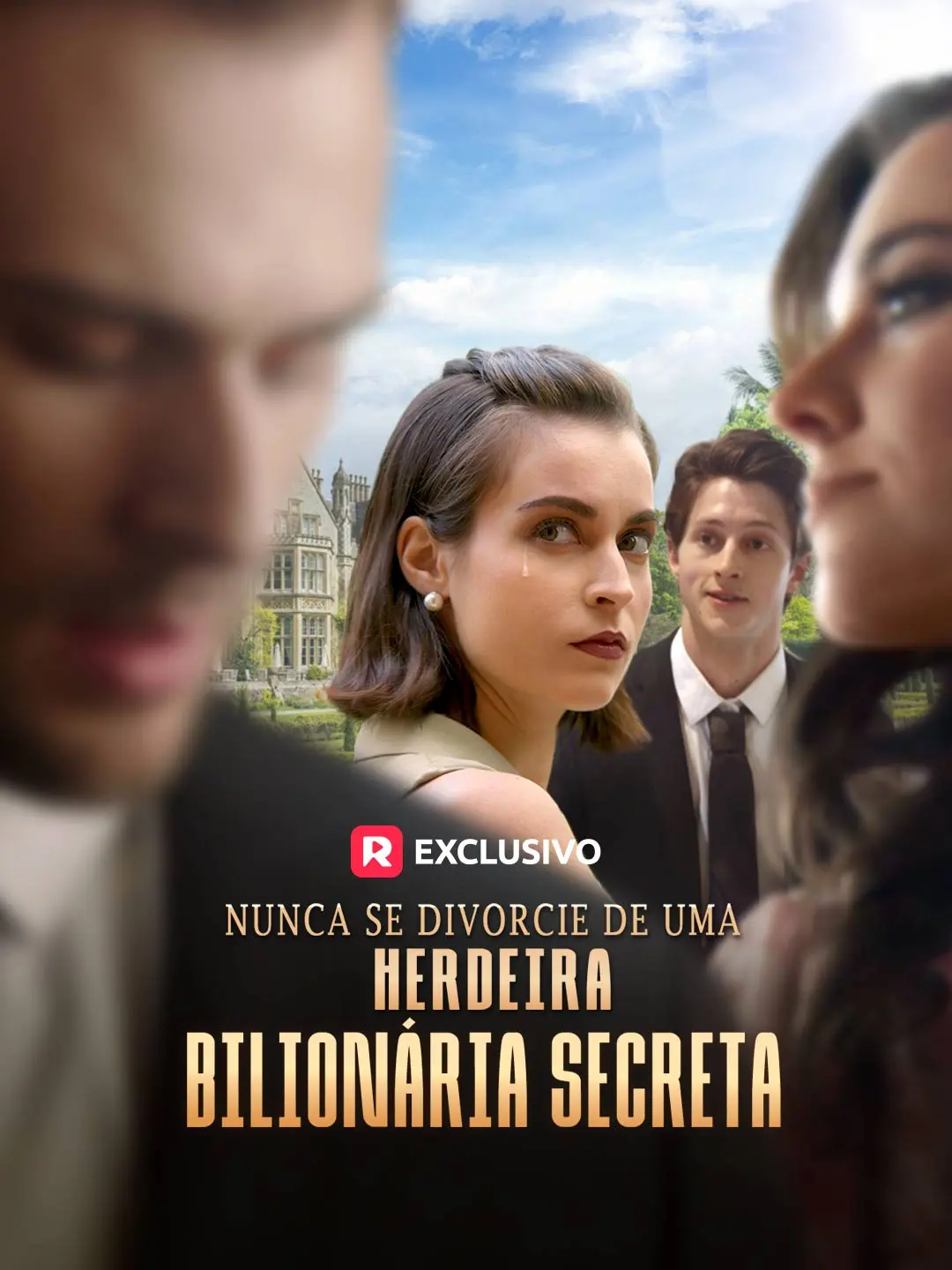 Capa da minissérie Nunca se divorcie de uma herdeira bilionária secreta