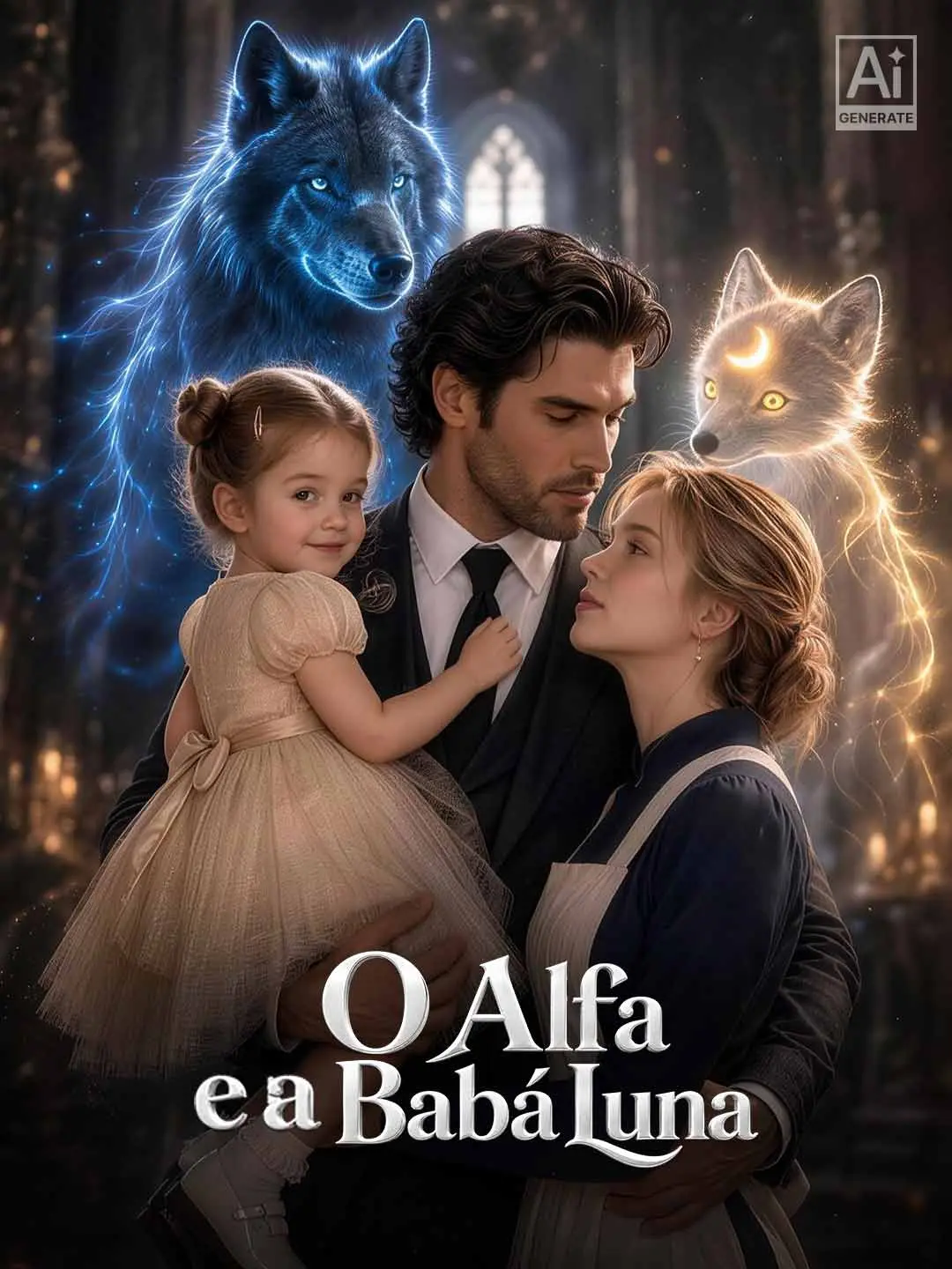 Capa da minissérie O Alfa e a Babá Luna