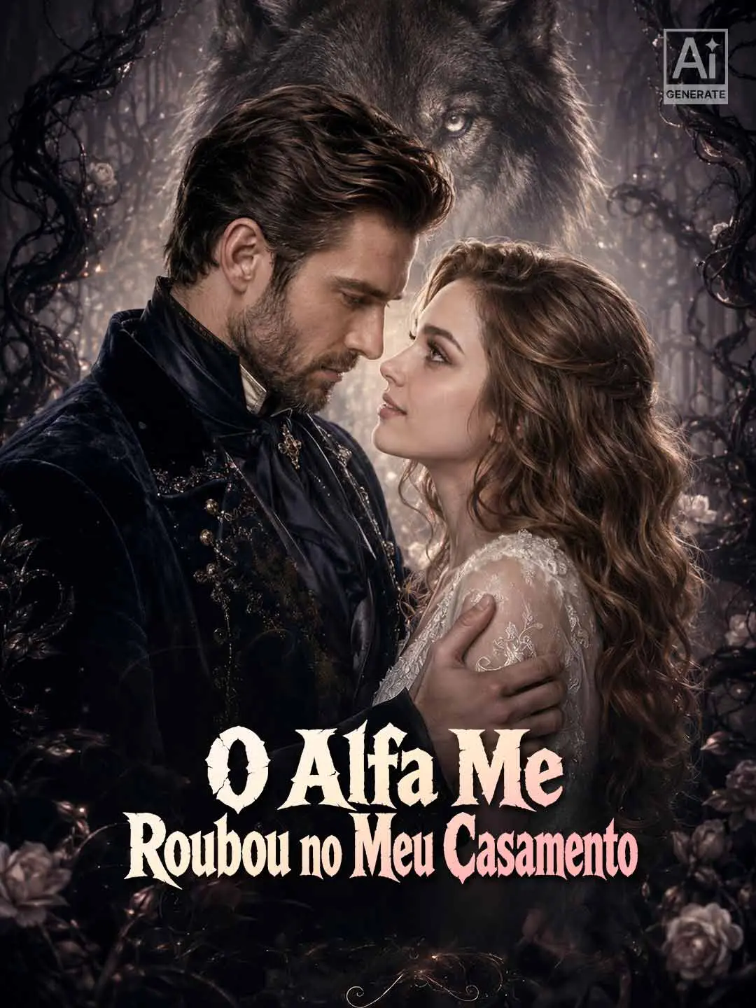 Capa da minissérie O Alfa Me Roubou no Meu Casamento