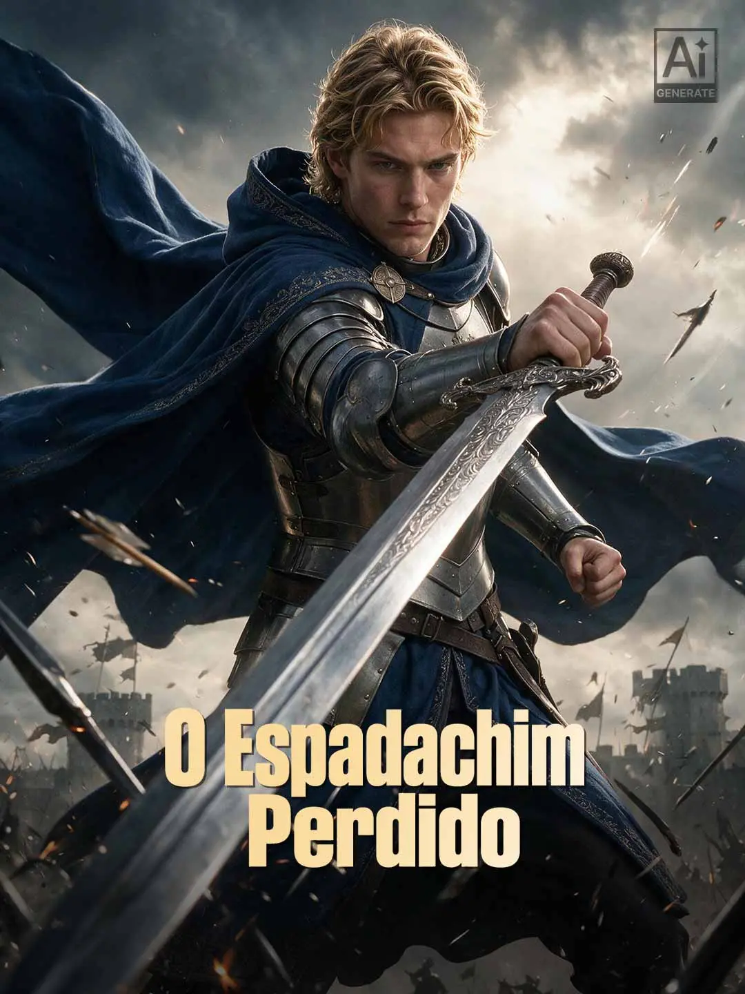Capa da minissérie O Espadachim Perdido