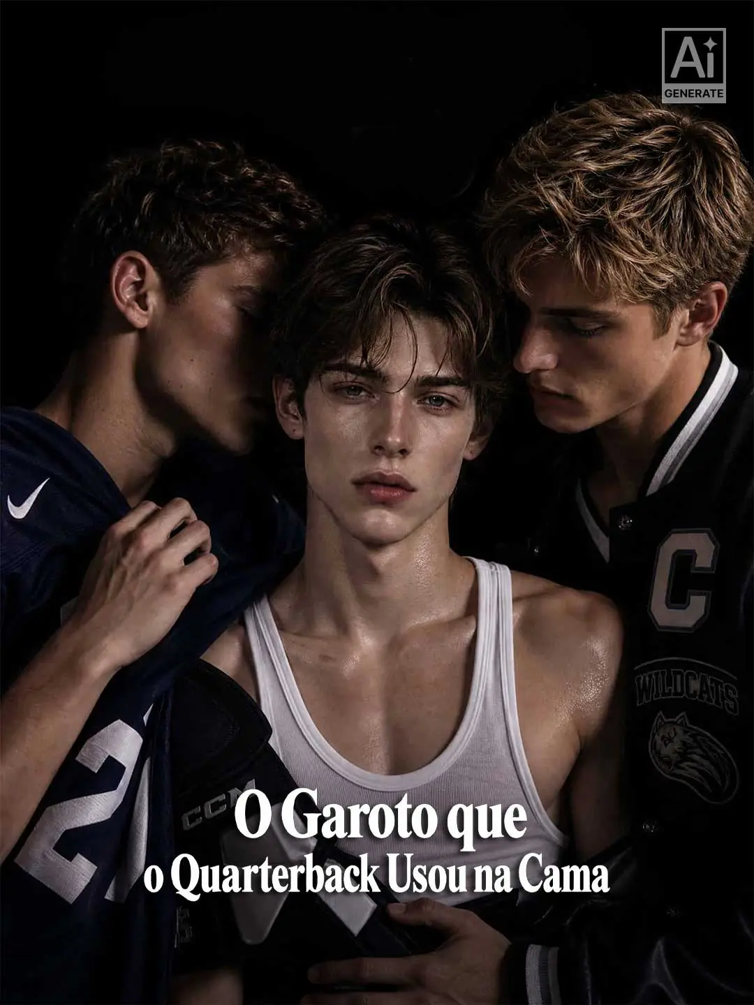 Capa da minissérie O Garoto que o Quarterback Usou na Cama