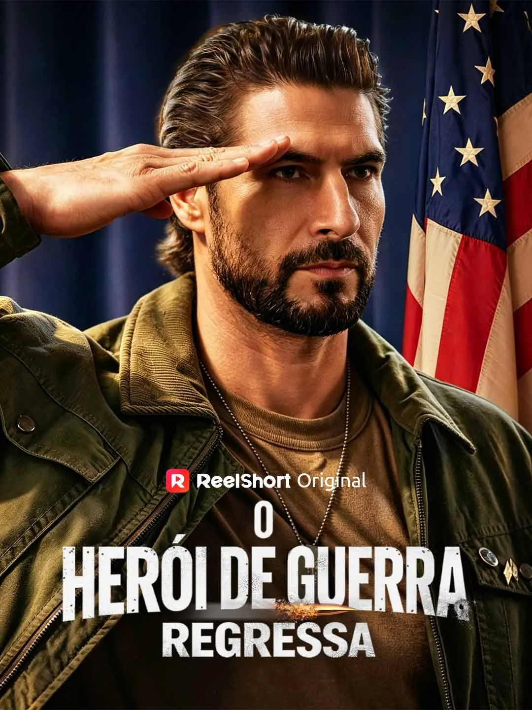 Capa da minissérie O Herói de Guerra Regressa