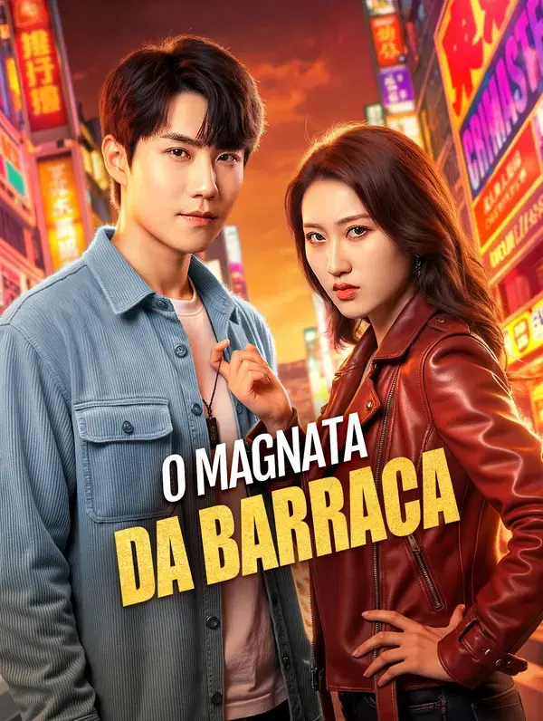 Capa da minissérie O Magnata da Barraca(Dublado)