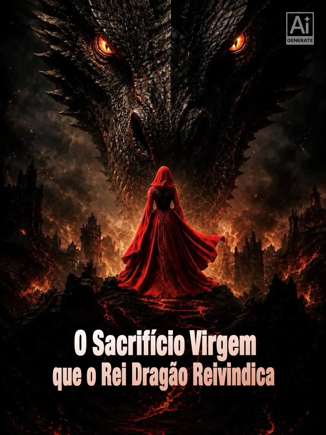 Capa da minissérie O Sacrifício Virgem que o Rei Dragão Reivindica