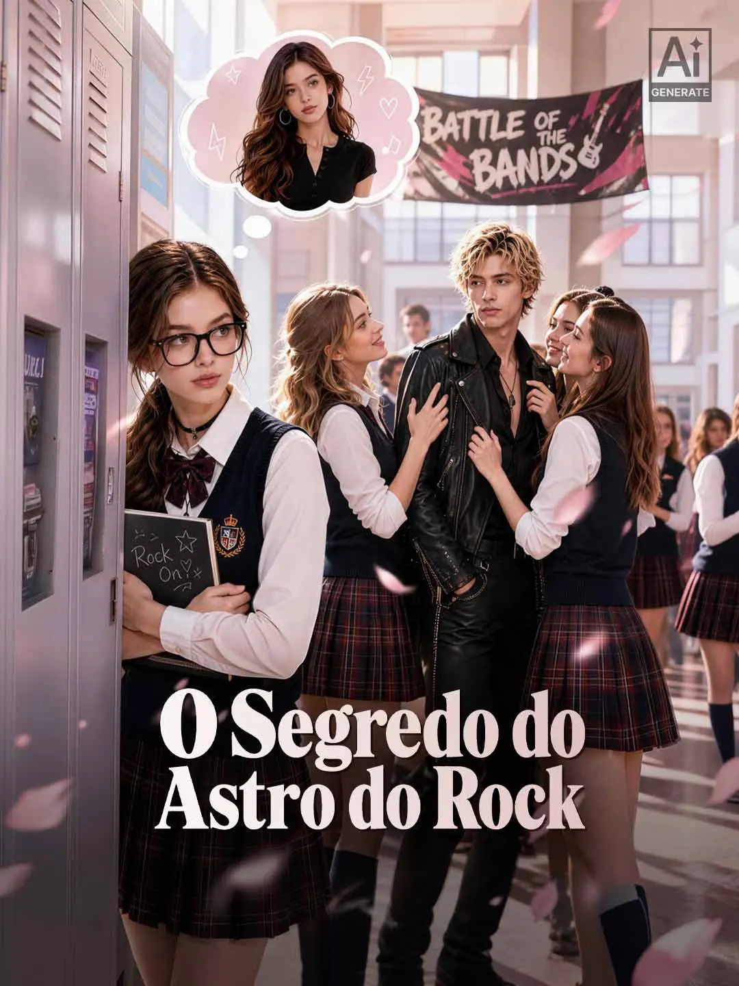 Capa da minissérie O Segredo do Astro do Rock