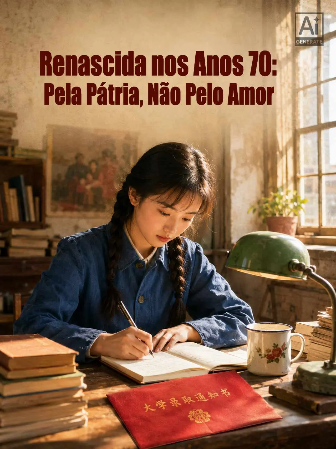 Capa da minissérie Renascida nos Anos 70: Pela Pátria, Não Pelo Amor