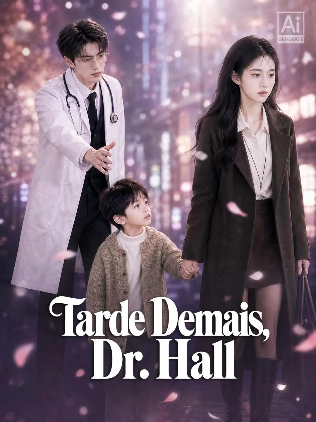 Capa da minissérie Tarde Demais, Dr. Hall