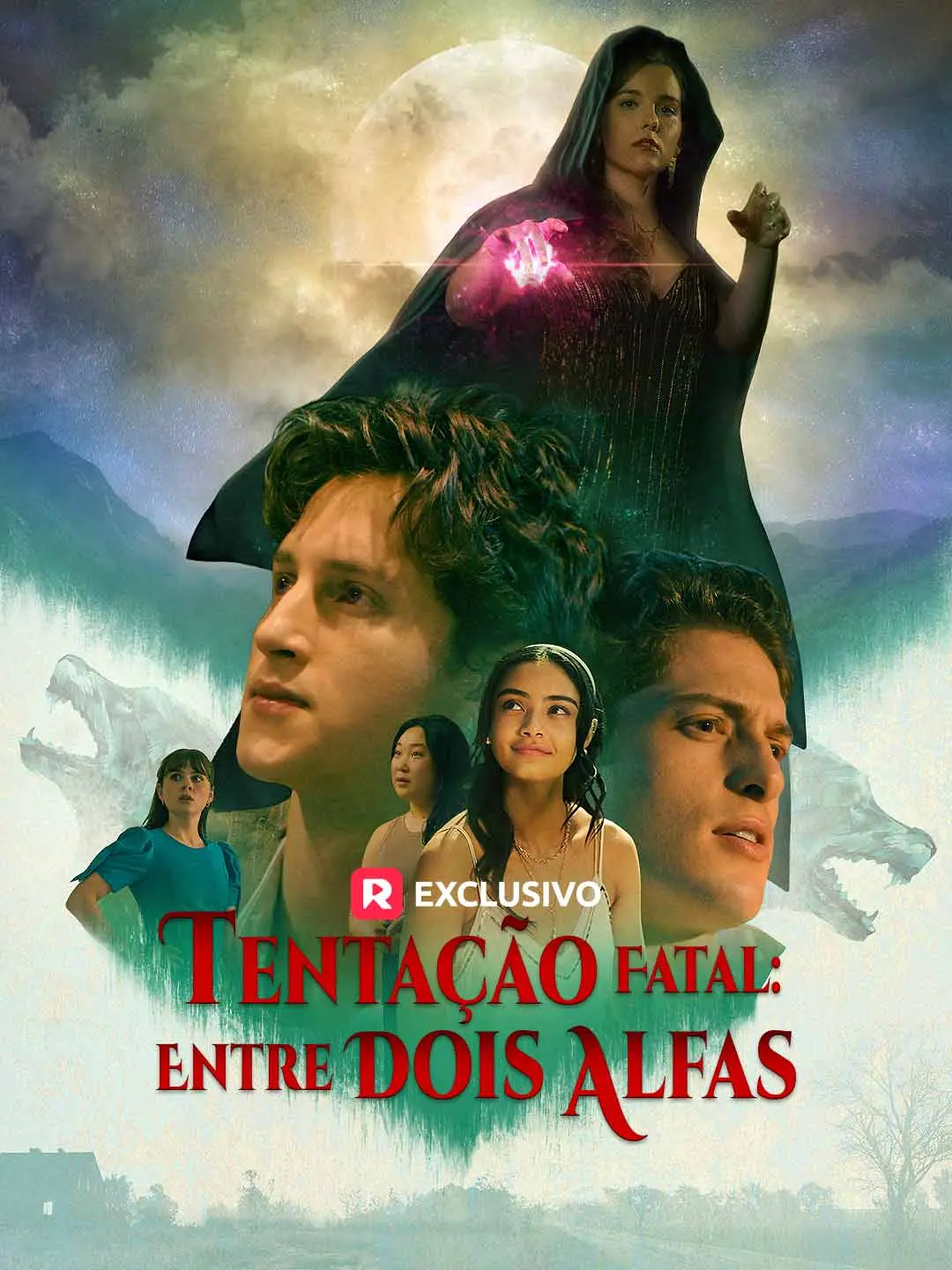 Capa da minissérie Tentação Fatal: Entre Dois Alfas