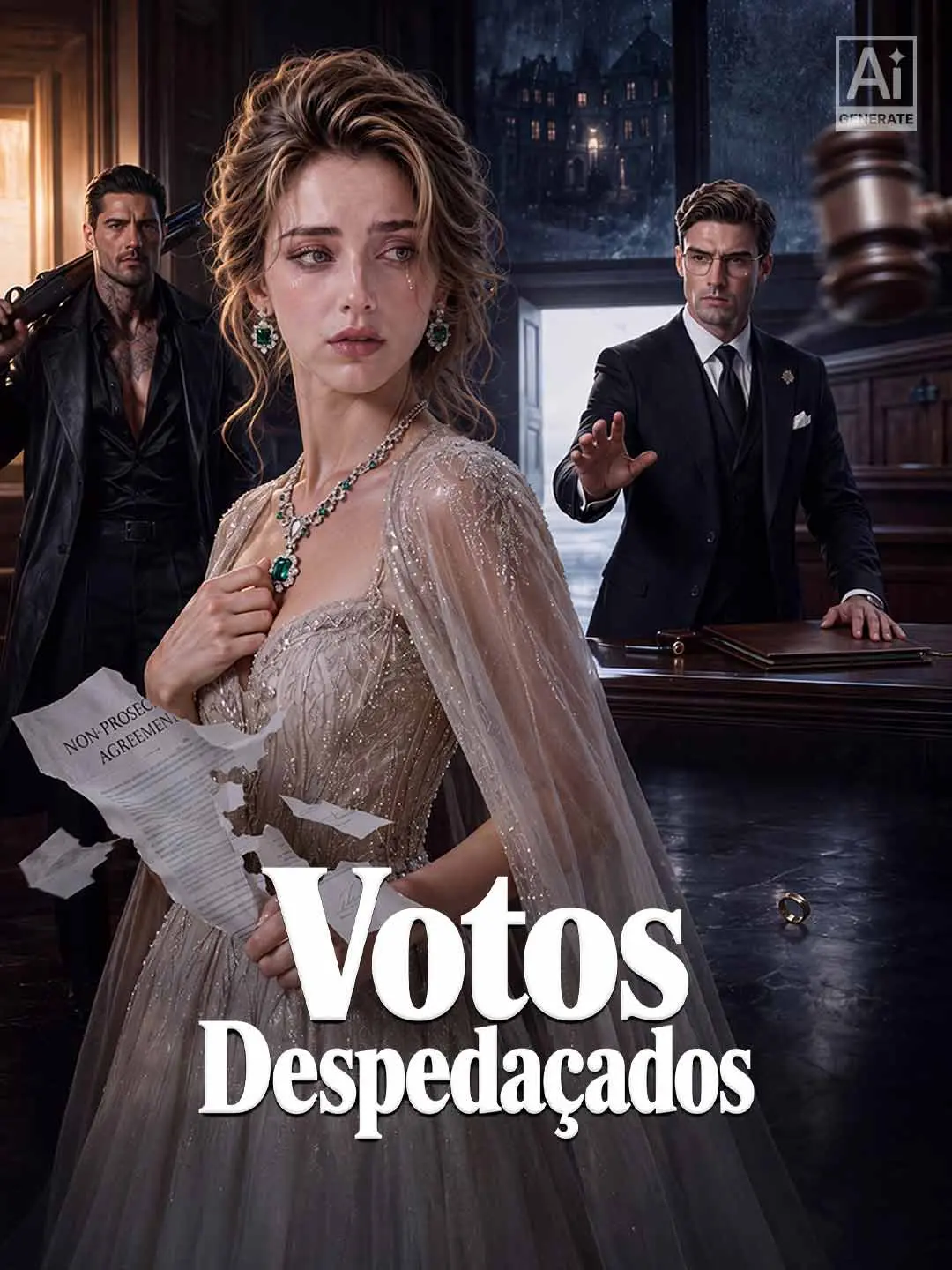 Capa da minissérie Votos Despedaçados
