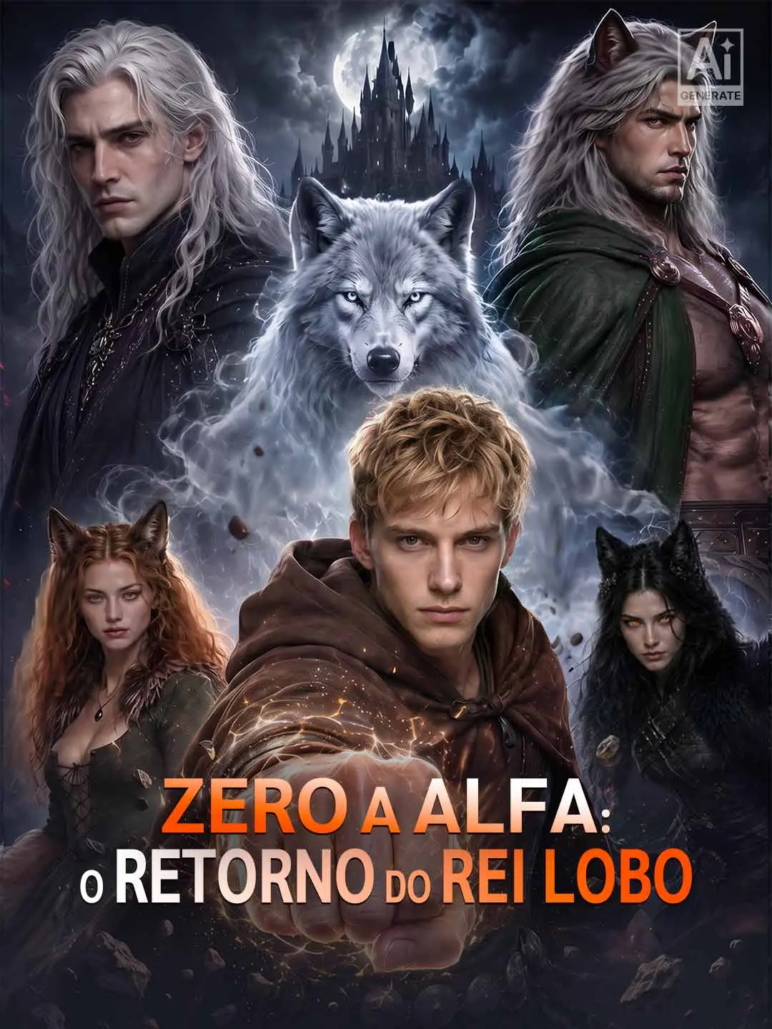 Capa da minissérie Zero a Alfa: O Retorno do Rei Lobo